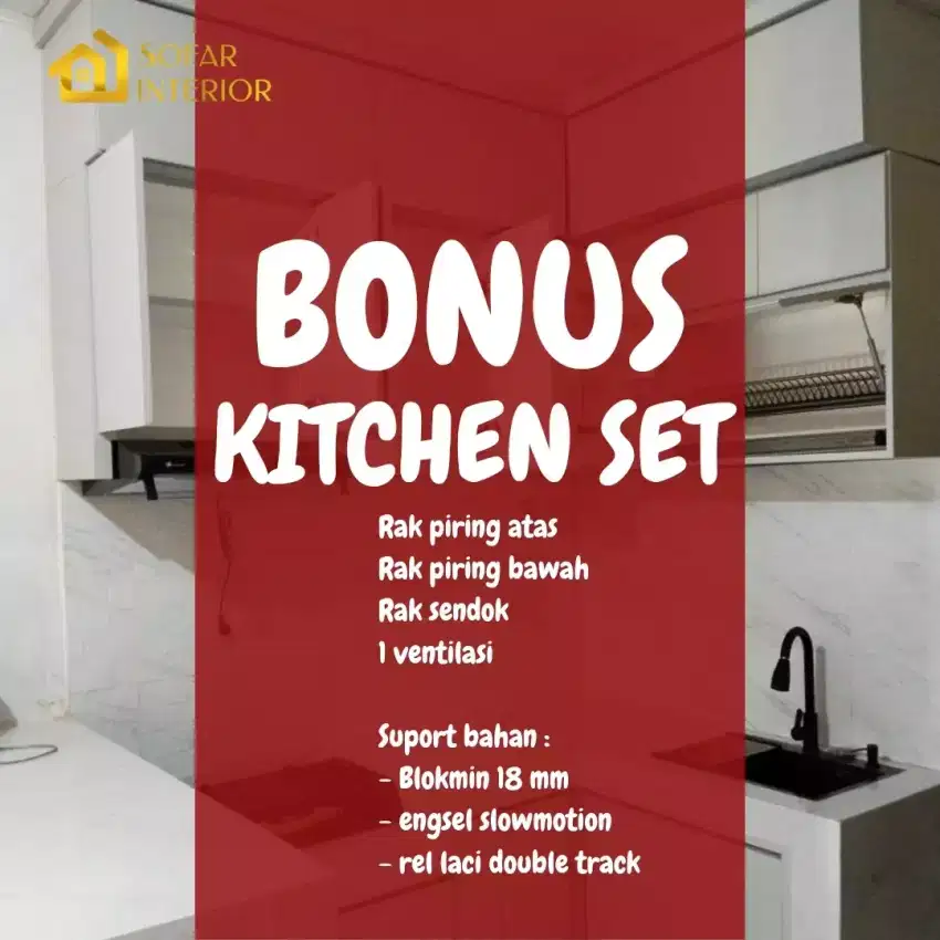 JUAL KITCHEN SET CUSTOM SERANG CILEGON