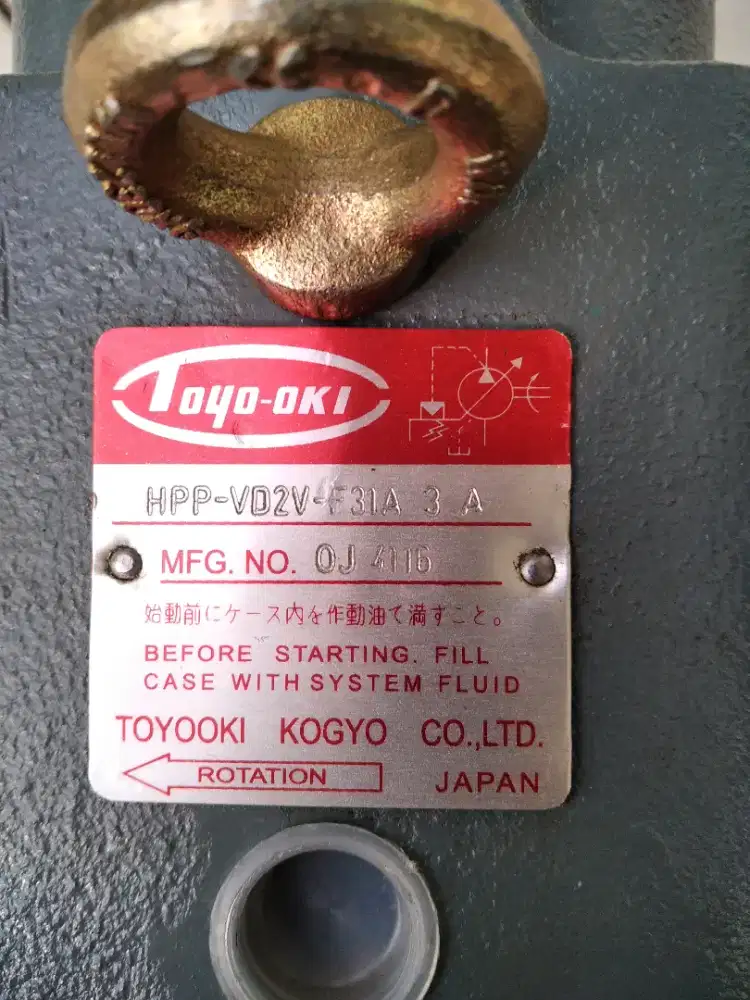 Toyooki hydraulic pump HPP-VD2V-F31A3-3