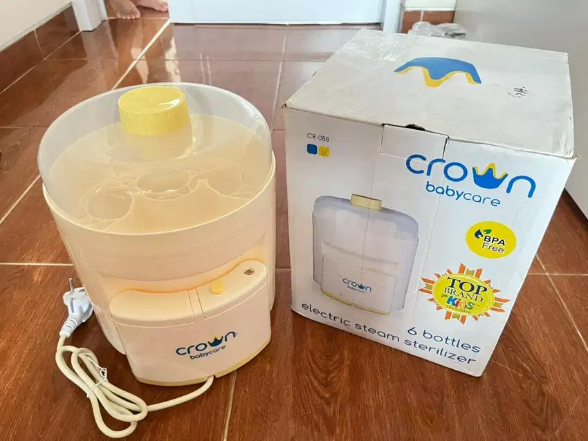 STERIL BOTOL BAYI CROWN BABYCARE (ELECTRIC STEAM STERILIZER)