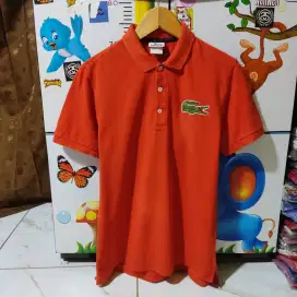 Kaos polo shirt LACOSTE big logo original second