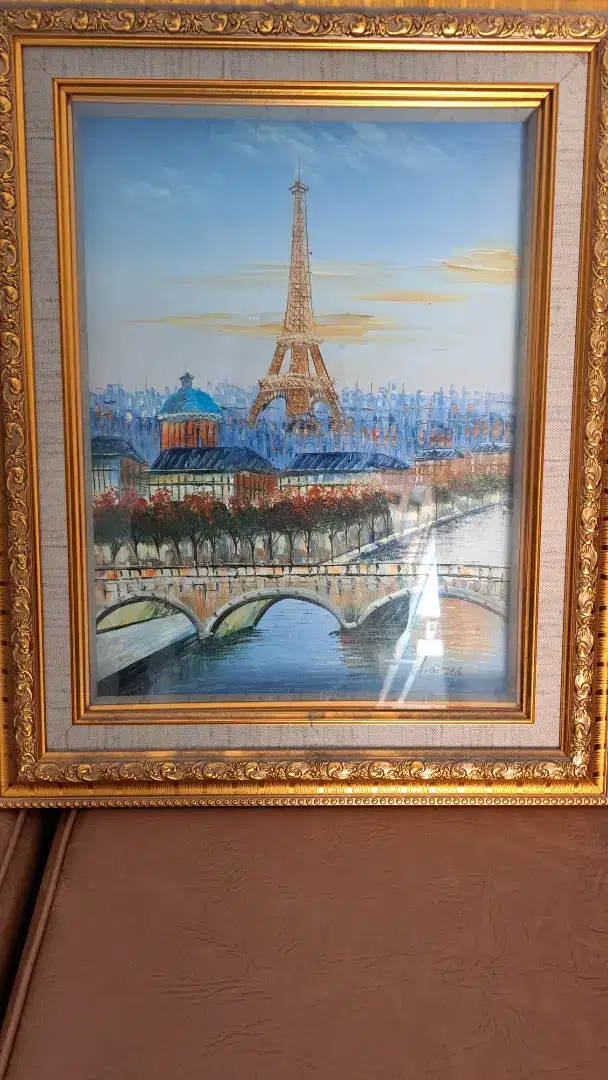 Lukisan Menara Eiffel Paris
