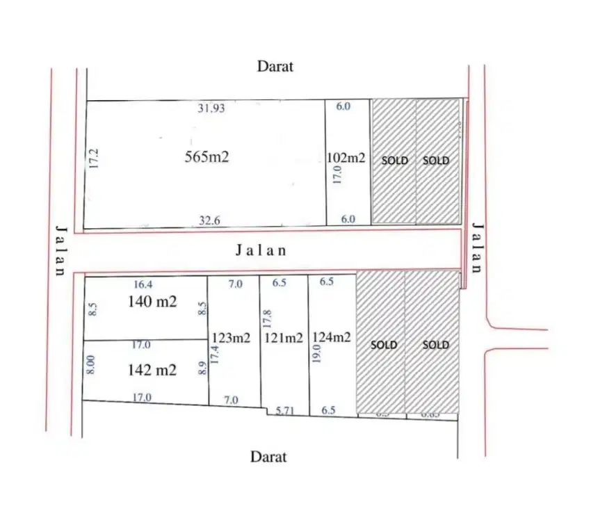 Tanah Kedung Halang dkt VBI Villa Bogor Indah