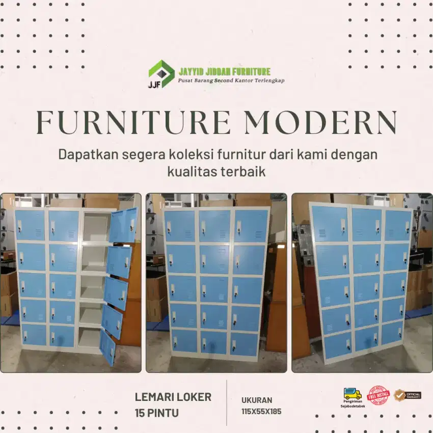 Lemari loker besi