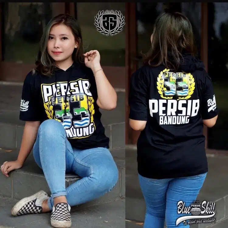 KAOS DISTRO PRIA DAN WANITA T-SHIRT HOODIE BOBOTOH PERSIB