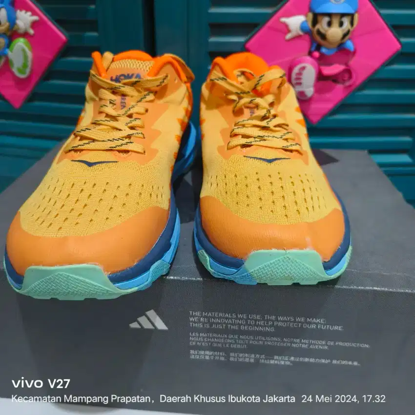 Sepatu Hoka torrent 3 size 40,5