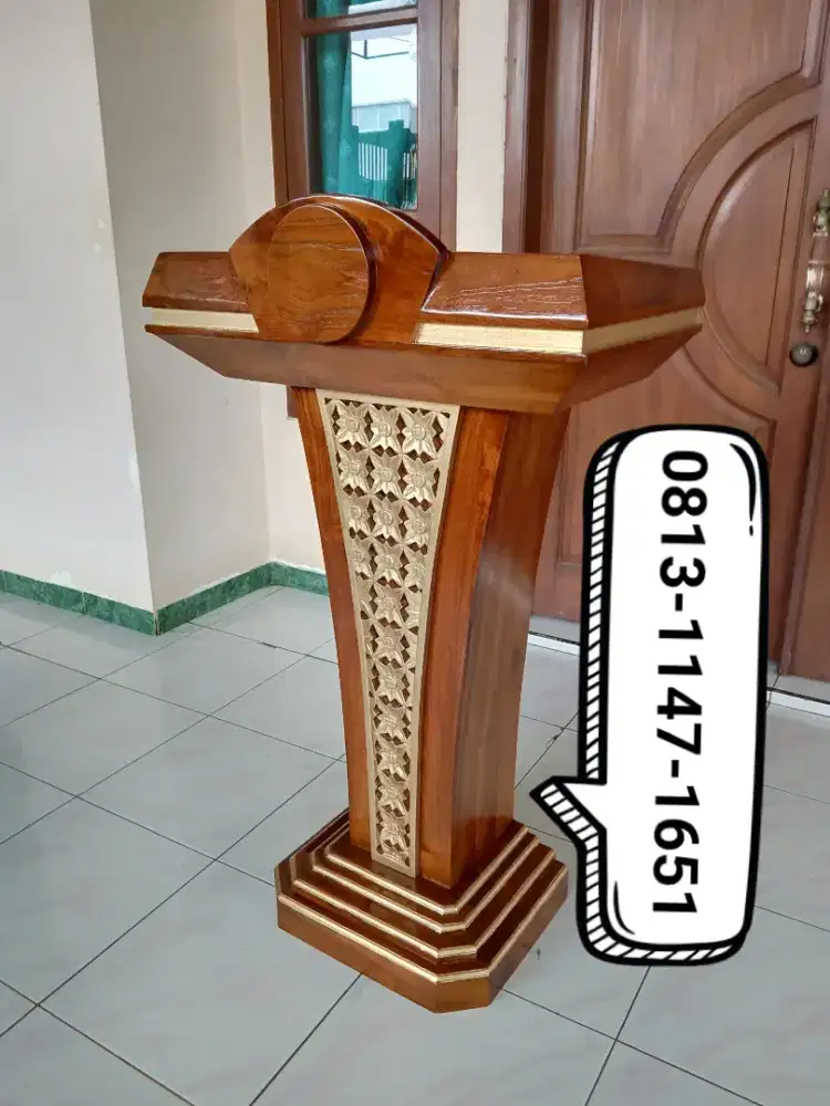 Mimbar podium masjid ready banyak pilihan