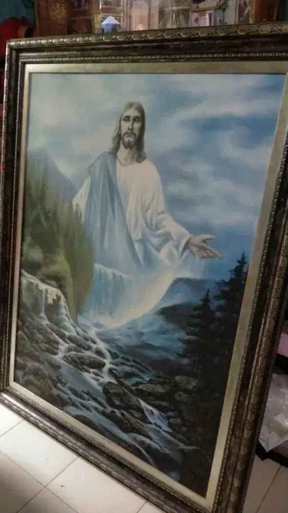 LUKISAN YESUS SUMBER AIR YANG HIDUP