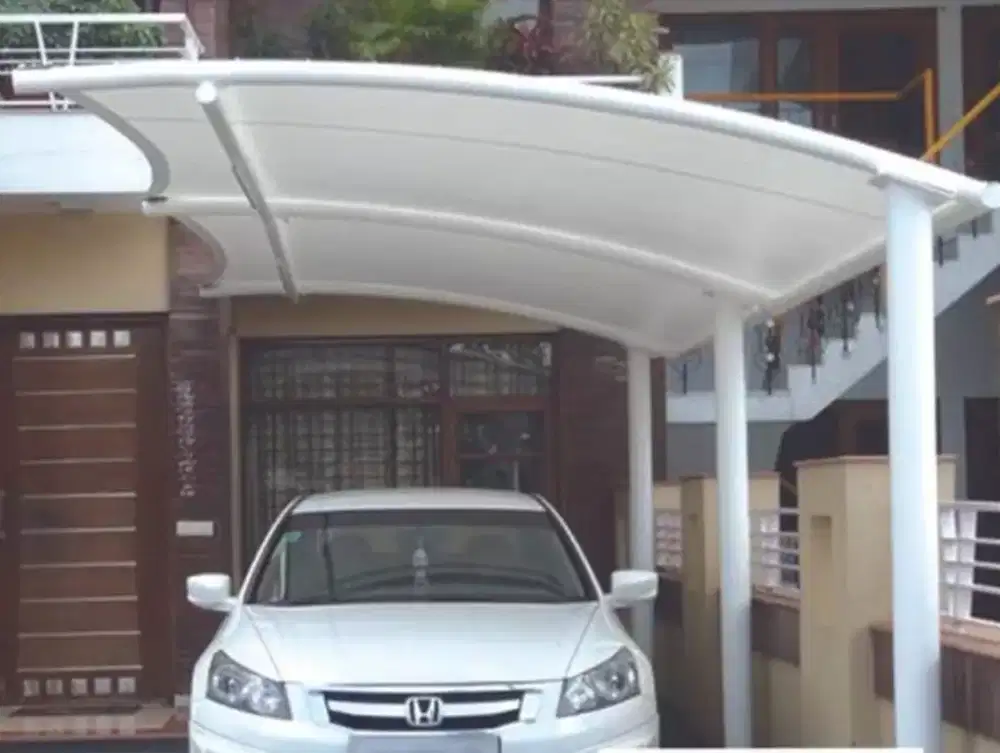 Pasang kanopi membran di rumah