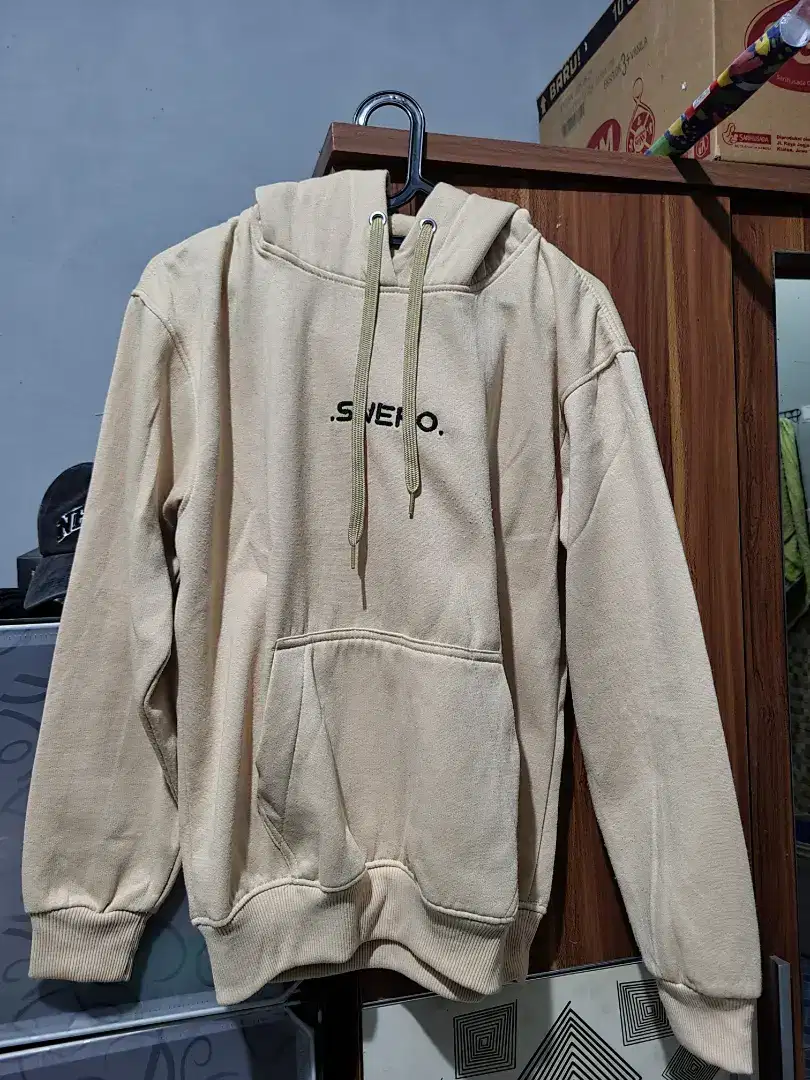 Swepo Hoodie Keren Cream dan Hoodie Keren Coklat Susu