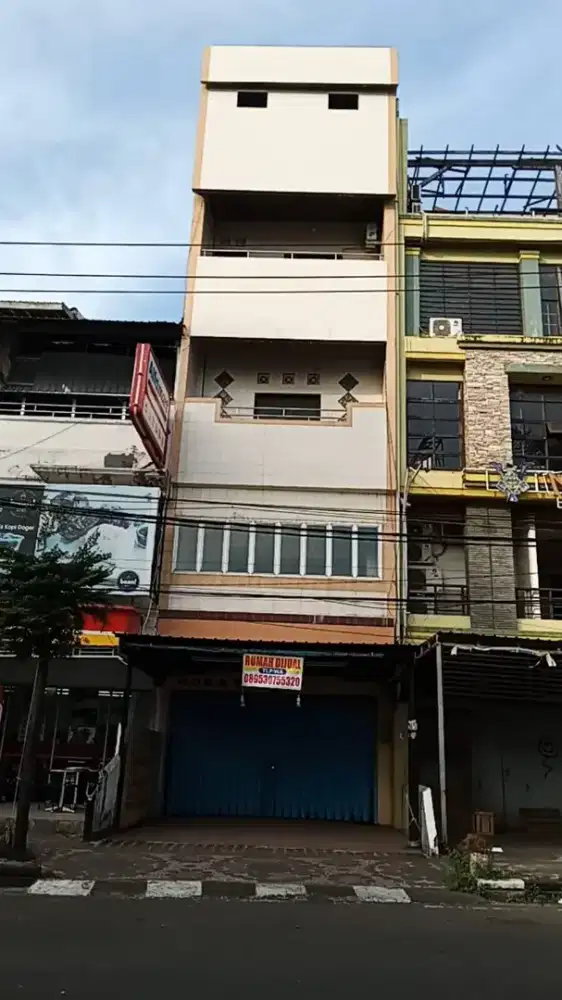 Dijual ruko jl penghibur 5 lantai makassar pantai losari