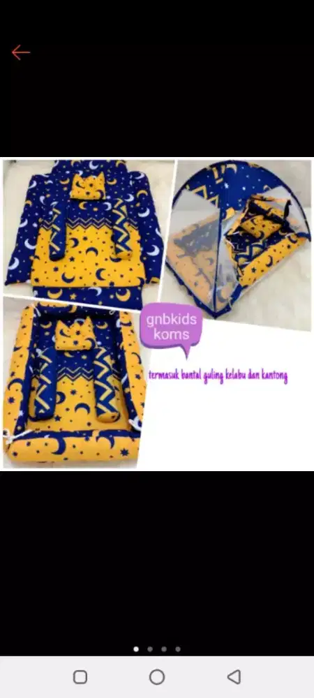 Kasur bayi seperti baru lengkap dgn kelambu nyamuk