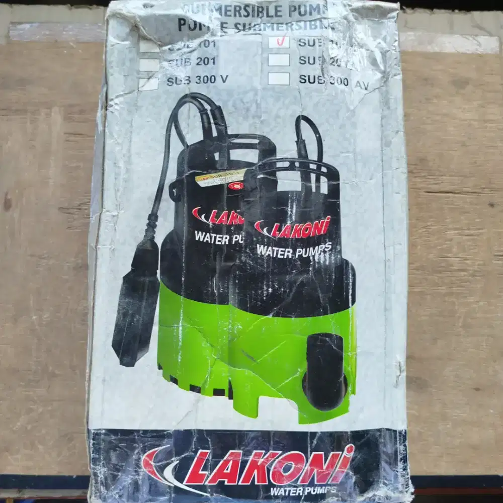 LAKONI SUB 101A POMPA CELUP AIR BERSIH MADE IN ITALY