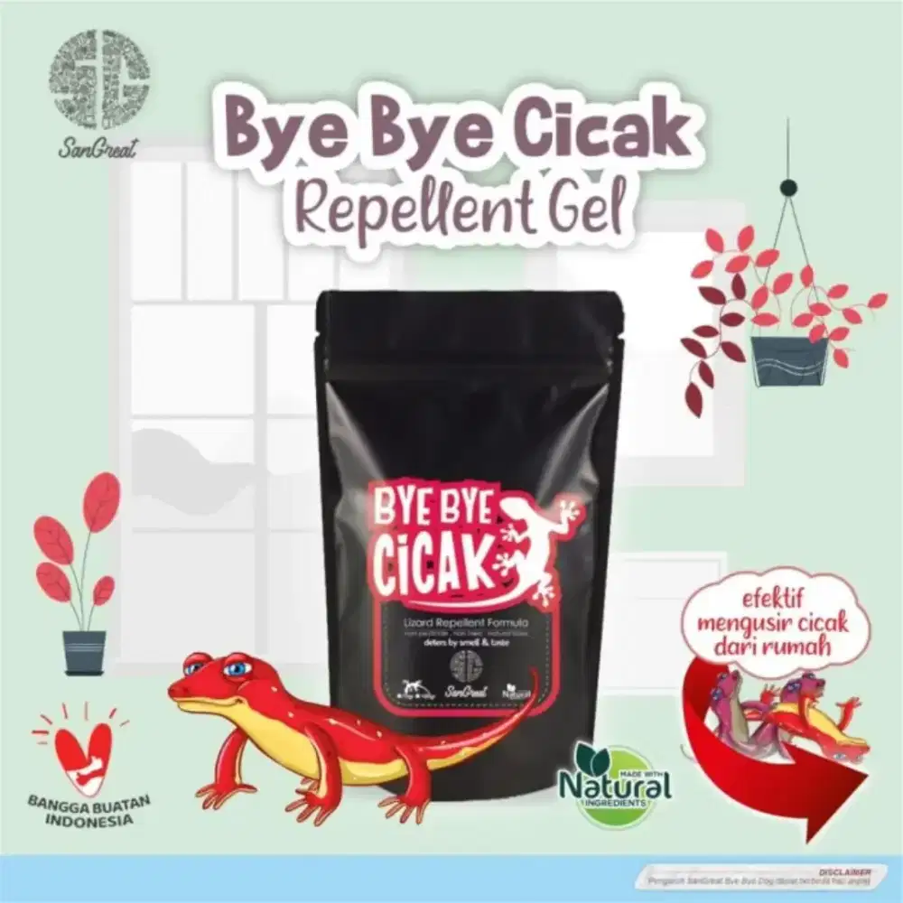 Gel Pengusir Cicak Alami (Bye-bye Cicak)