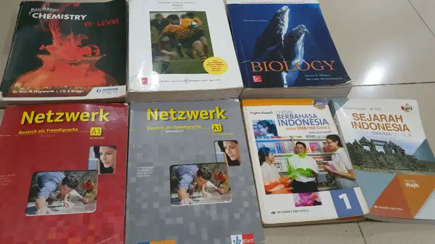 KIMIA, BIOLOGY, PHYSICS, GERMAN, SEJARAH, BAHASA INDONESIA