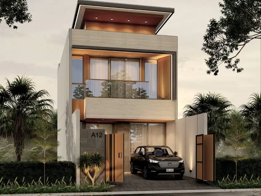 Dijual Rumah 2 Lantai Modern Kontemporer di Vila Dago Pamulang