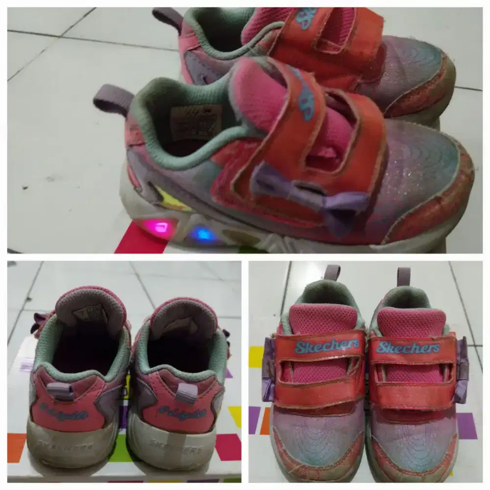 Prelove sepatu skechers anak