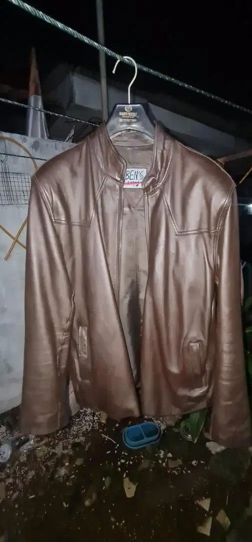 jaket kulit merk ben's size L