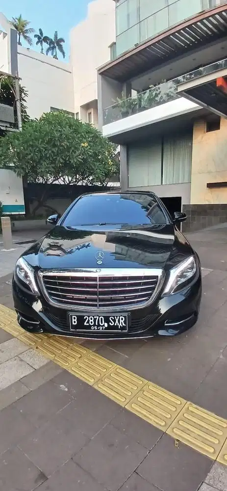 Mercedez benz S400L AT Hitam 2017 lengkap bpkb stnk