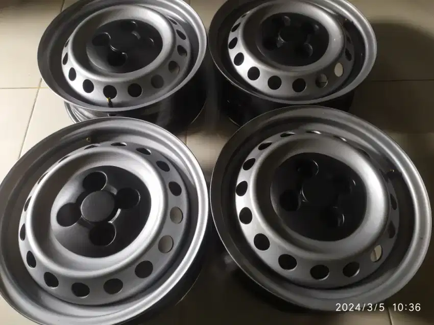 Velg 14 kaleng pcd 4x100 dop baru ferio genio city vios soluna