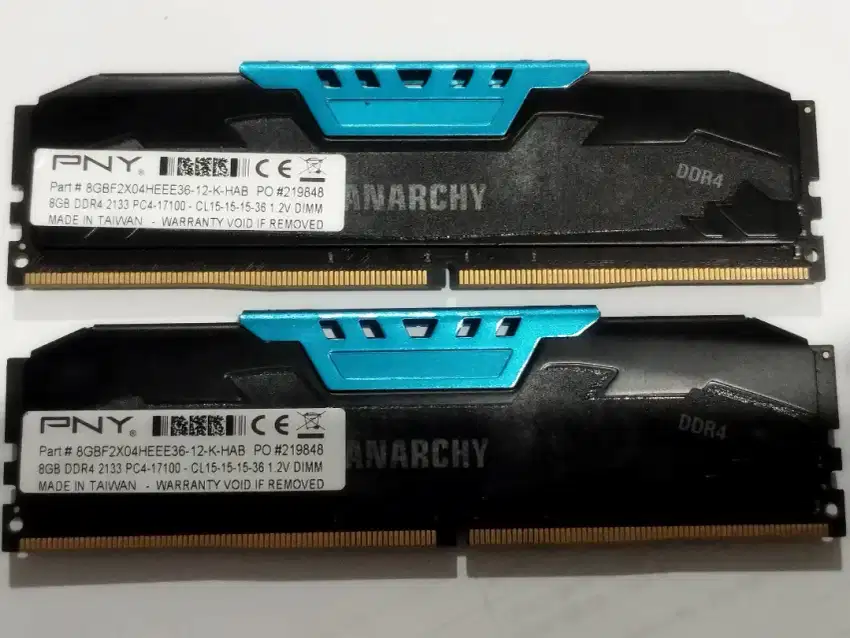 RAM ddr4 2x8GB PNY Anarchy 2133mhz PC17100