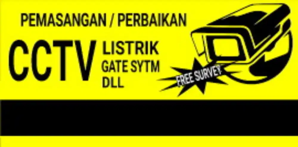 JASA PEMASANGAN / PERBAIKAN CCTV