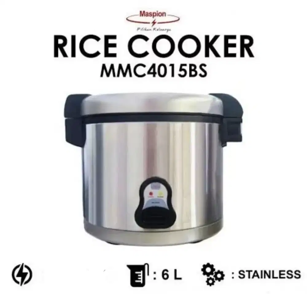 Rice Cooker Maspion Penanak nasi 6 Liter Jumbo
