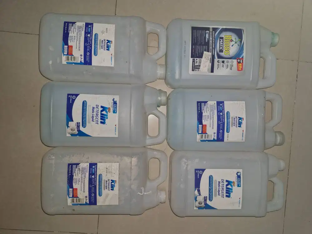 Jual jirigen 5 liter kosong bekas sabun rinso