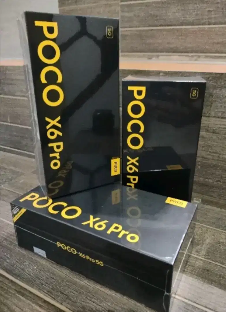 Murah New Poco X6 pro 5G 12/512 resmi, bs kredit/bs TT