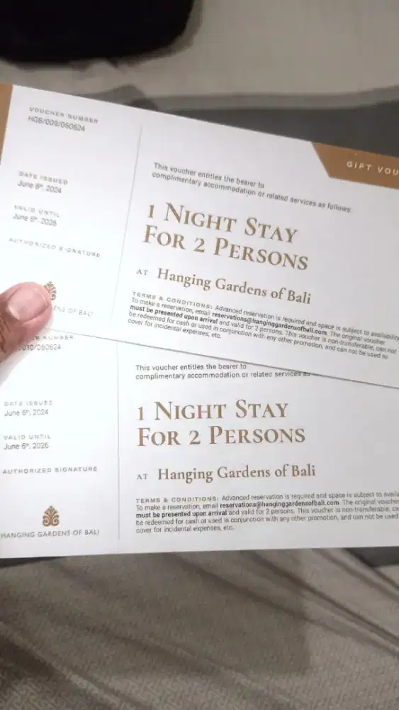 Voucher hotel bintang 5. Hanging Garden Ubud bali. Vocer hotel murah