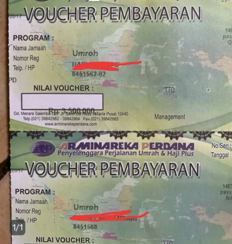 voucher dp umroh arminareka perdana senilai rp 3.500.000