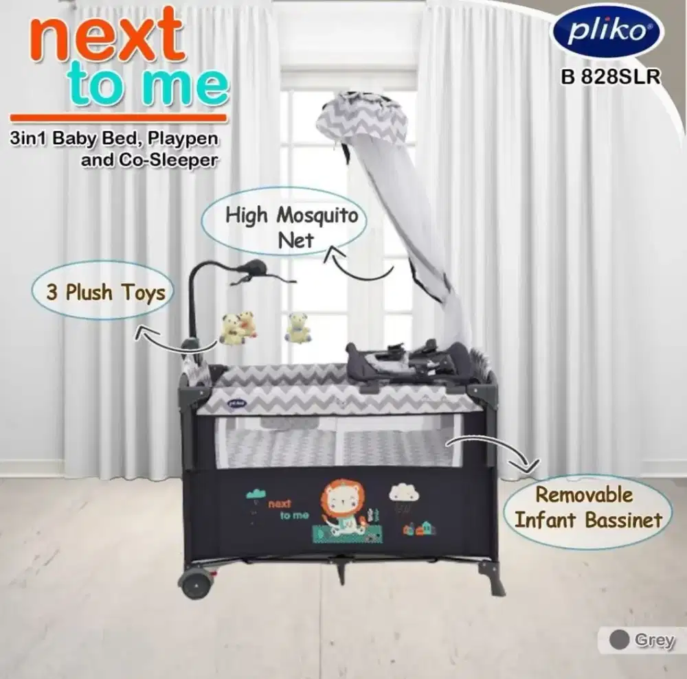Tempat Tidur Bayi Baby box Pliko Next To Me
