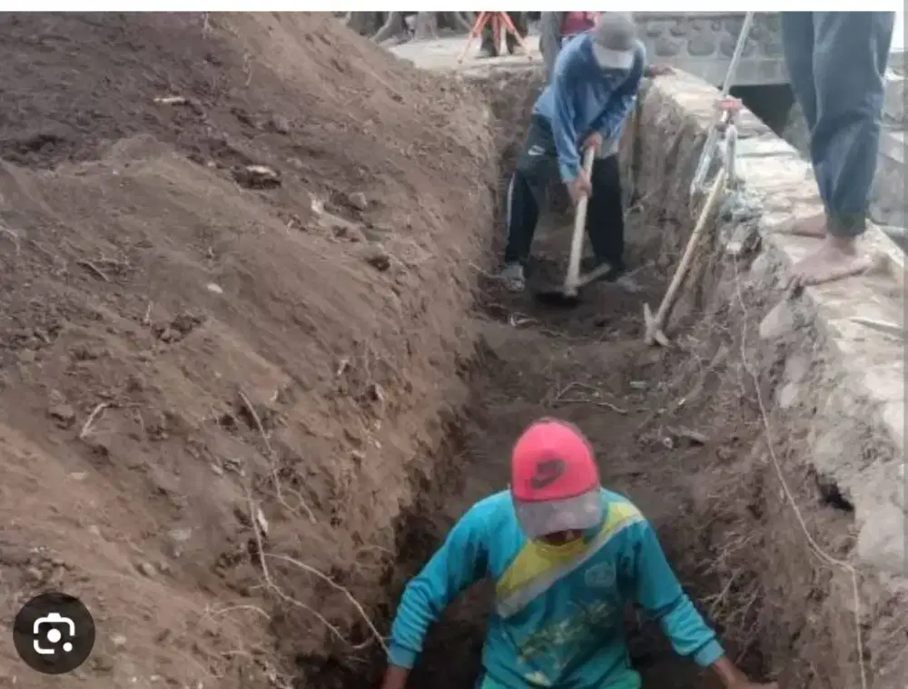 kerja bangunan bagian gali