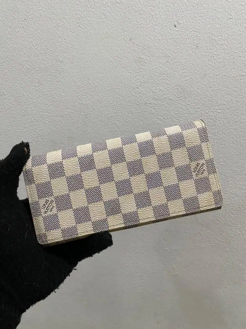 Dompet panjang wanita lv azurre kulit (sale) harga net