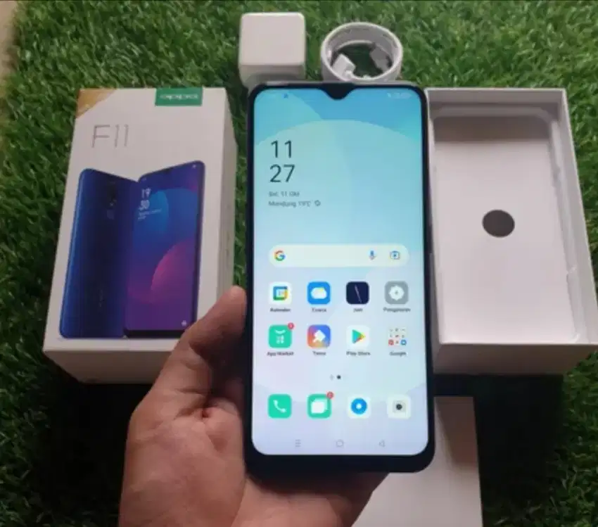 Murah Oppo F11 6/128 LKP mulus normal, bs kredit/bs TT