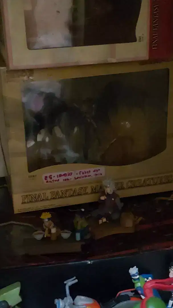 Mainan naruto, final fantasy with box extra dvd
