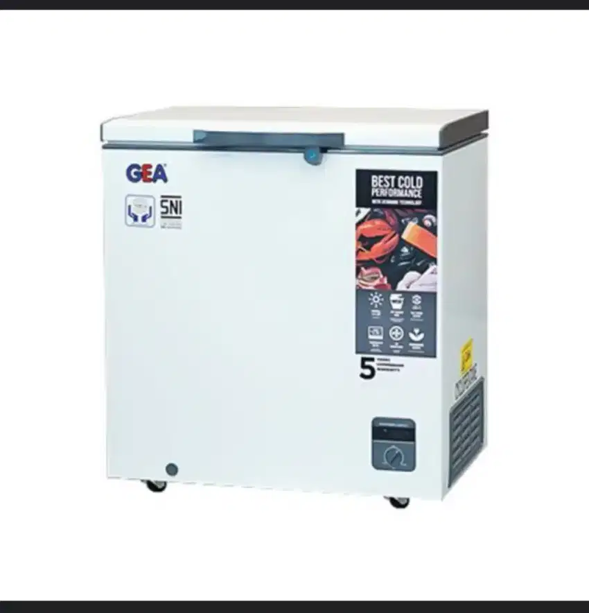 Cuci gudang NEW GEA Chest Freezer AB-208R Garansi