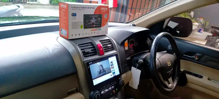 Pemasangan head unit android orca 9 inc ram 2/32 Eco  Honda CRV gen 3