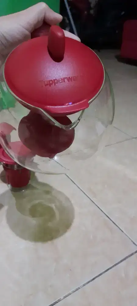 Gelas & Teko teapots tupperware ( lok.depok)