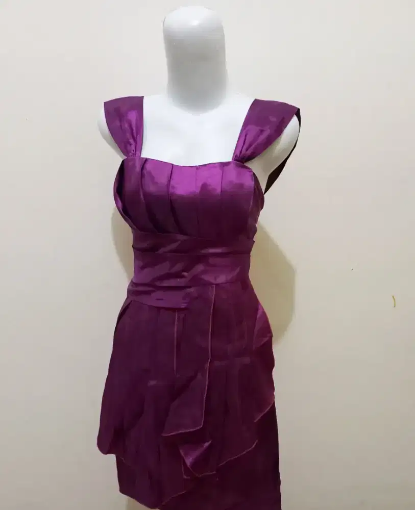 BAJU DRESS GAUN MALAM SIMPEL WANITA