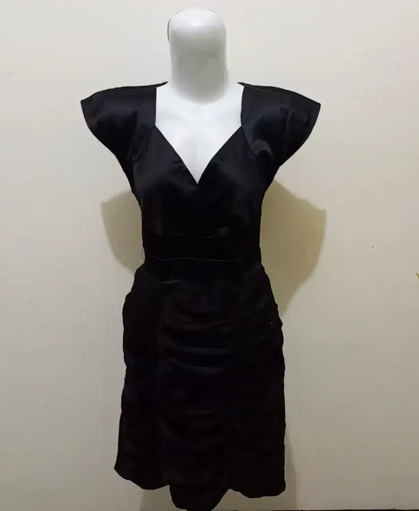 BAJU DRESS GAUN PESTA WANITA SIMPEL MEWAH MURAH