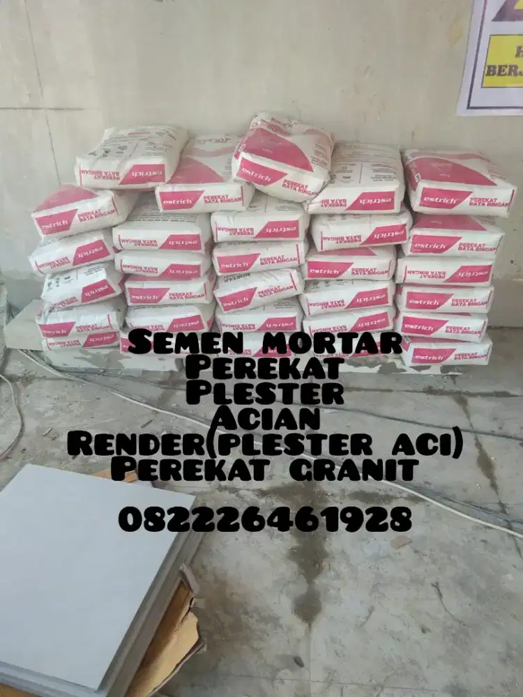 Lem perekat Bata ringan dan semen mortar di Semarang