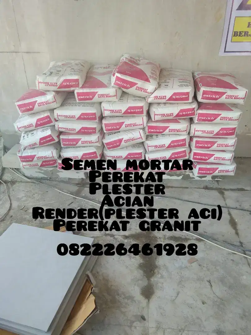 Ready Perekat Bata ringan Plester Acian Render Sealant di Semarang