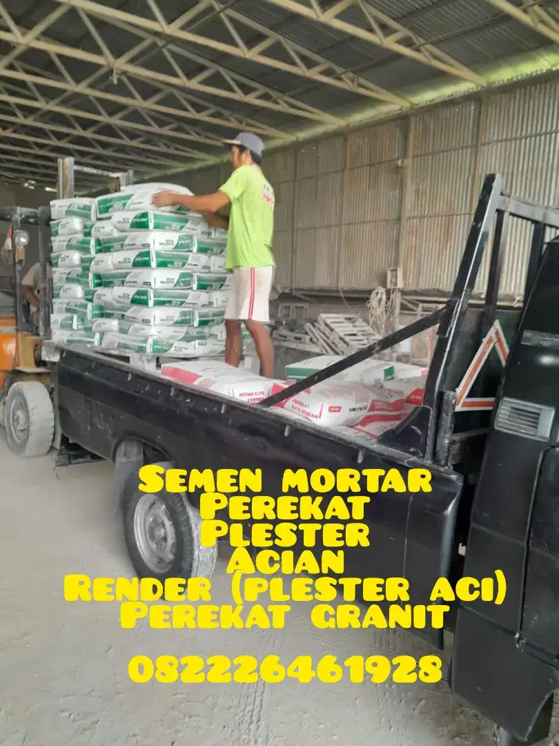 Plester bata ringan perekat render skim coat acian