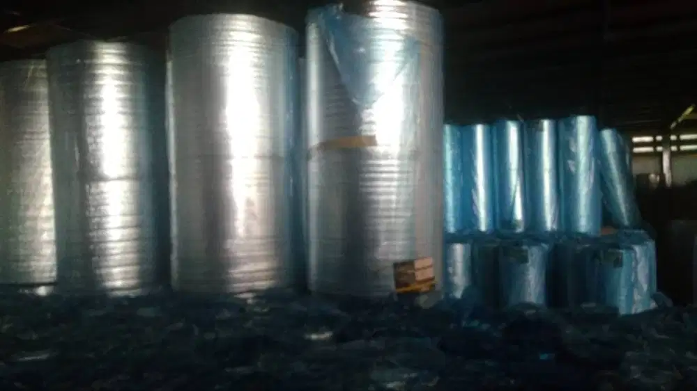 Aluminium Foam Foil Double Side 5mm - Peredam Panas dan Suara