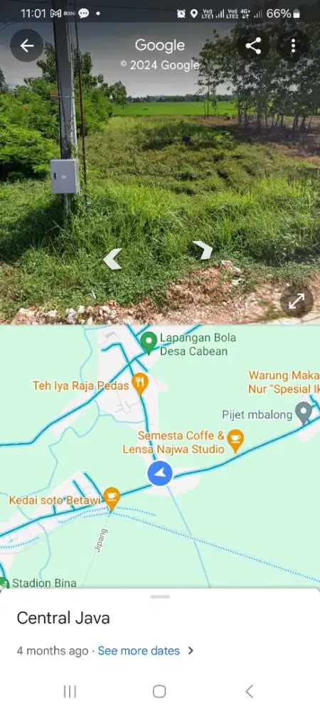 Tanah bagus di Wangkot, Kapuan, Cepu, Jawa Tengah