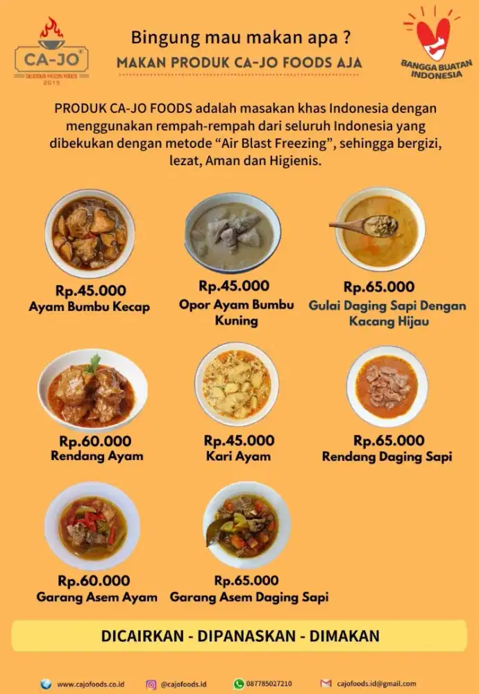 Frozen Food Tanpa Bahan Pengawet