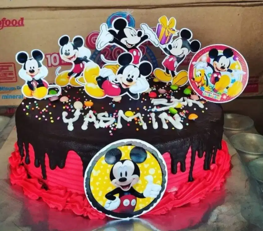 Kue ultah / ulang tahun mickey mouse