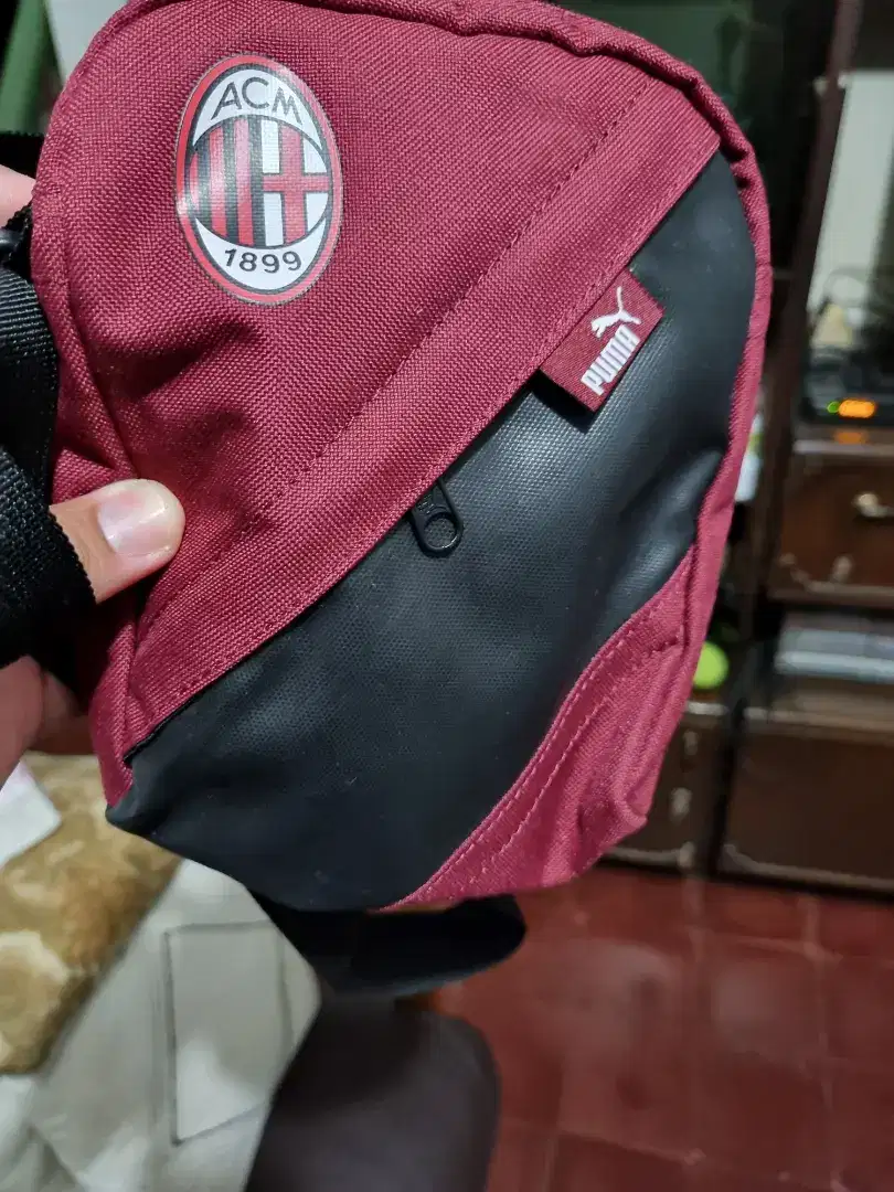 JUAL TAS SLEMPANG AC MILAN PUMA