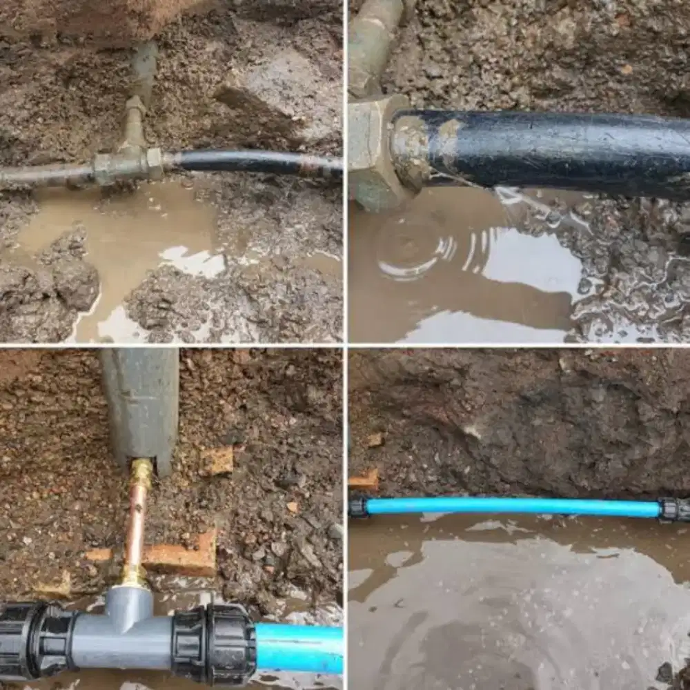 Deteksi pipa bocor dalam lantai & pipa mampet