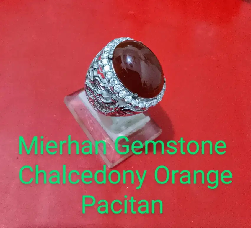 Batu Cincin Natural Chalcedony